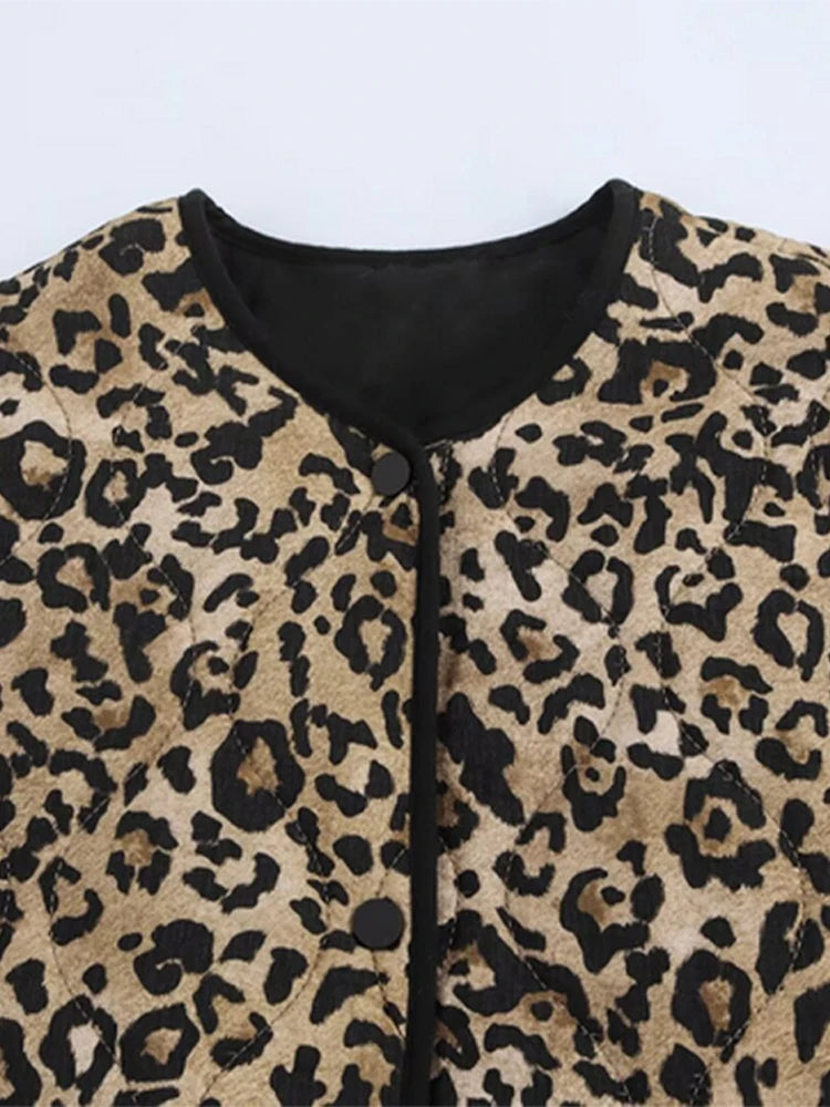 Leila™ - Manteau Léopard Vintage